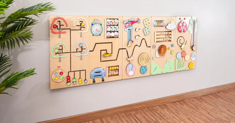 Montessori-Style Activity Wall